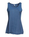 【送料無料】 ヨーロピアンカルチャー レディース タンクトップ トップス Tank top Slate blue