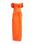 ̵ 쥭ޥå ǥ ԡ ȥåץ Long dress Orange