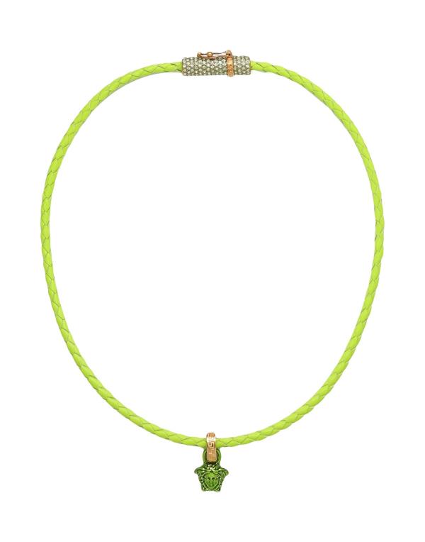 ヴェルサーチ 【送料無料】 ヴェルサーチ レディース ネックレス・チョーカー・ペンダントトップ アクセサリー Necklace Acid green