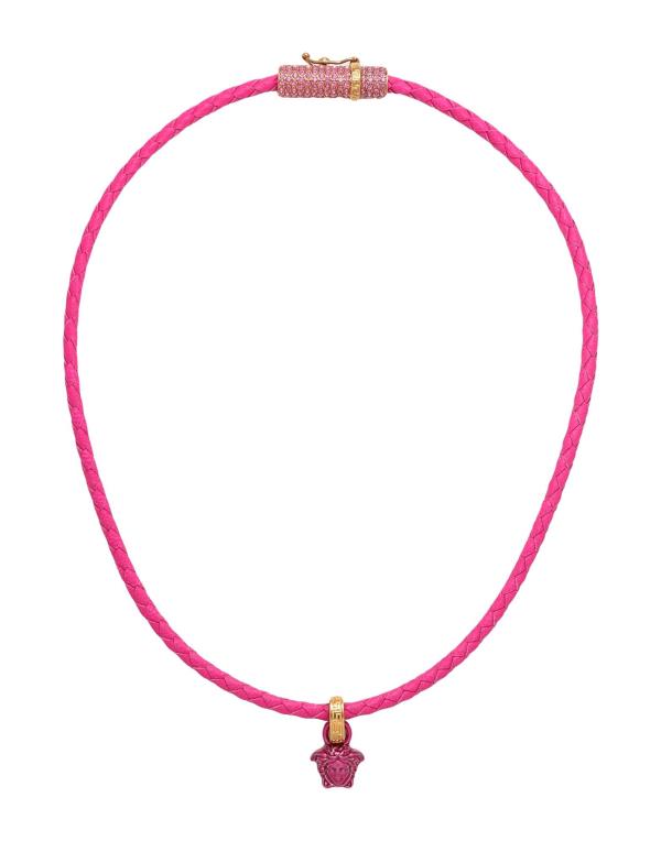 ヴェルサーチ 【送料無料】 ヴェルサーチ レディース ネックレス・チョーカー・ペンダントトップ アクセサリー Necklace Fuchsia