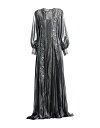 【送料無料】 アルベルタ フェレッティ レディース ワンピース トップス Long dress Silver