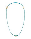 ヴェルサーチ 【送料無料】 ヴェルサーチ レディース ネックレス・チョーカー・ペンダントトップ アクセサリー Necklace Turquoise