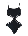 【送料無料】 ディースクエアード レディース 上下セット 水着 One-piece swimsuits Black