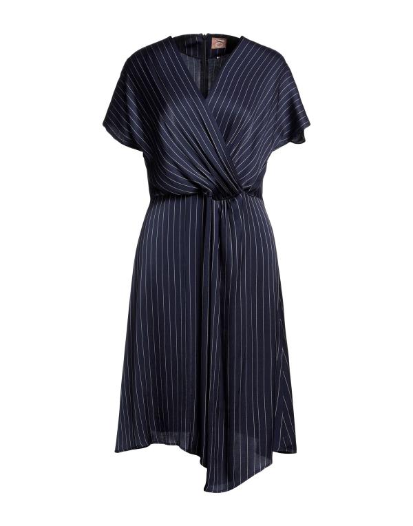 【送料無料】 ボス レディース ワンピース トップス Midi dress Navy blue