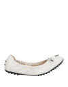 【送料無料】 トッズ レディース ベルト アクセサリー Ballet flats White