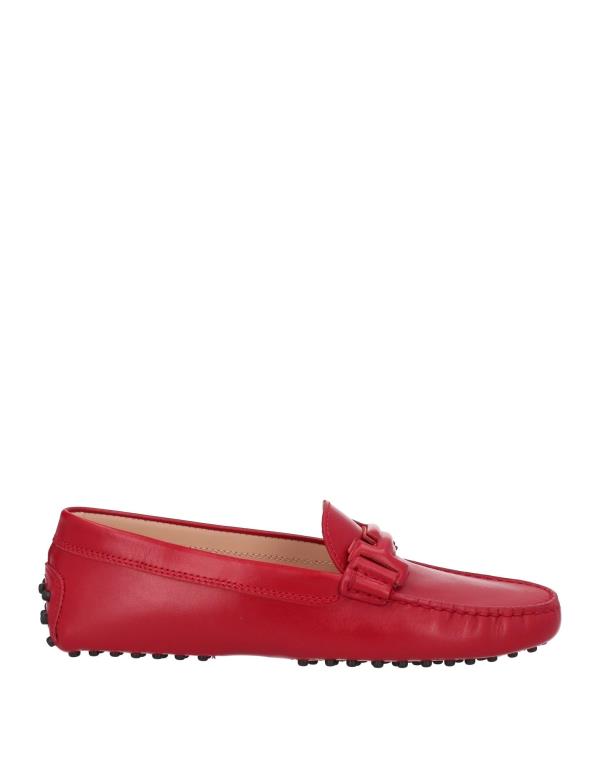 【送料無料】 トッズ レディース スリッポン・ローファー シューズ Loafers Red