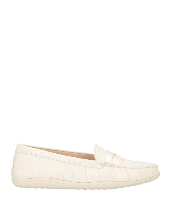 【送料無料】 トッズ レディース スリッポン・ローファー シューズ Loafers Off white