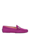 【送料無料】 トッズ レディース スリッポン・ローファー シューズ Loafers Purple