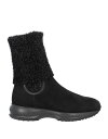 【送料無料】 ホーガン レディース ブーツ・レインブーツ ブーティ シューズ Ankle boot Black