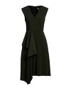 【送料無料】 スポーツマックス レディース ワンピース トップス Midi dress Dark green