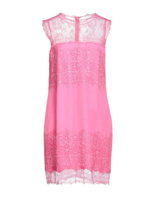 【送料無料】 エルマンノ シェルヴィーノ レディース ワンピース トップス Short dress Fuchsia