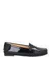 【送料無料】 トッズ レディース スリッポン・ローファー シューズ Loafers Black