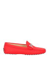 【送料無料】 トッズ レディース スリッポン・ローファー シューズ Loafers Red