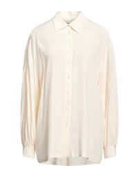 【送料無料】 セミクチュール レディース シャツ トップス Solid color shirts & blouses Cream