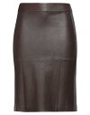 【送料無料】 ファビアナ フィリッピ レディース スカート ボトムス Midi skirt Dark brown