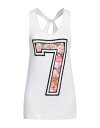 【送料無料】 ディズニー レディース タンクトップ トップス Tank top White