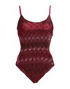 【送料無料】 ミッソーニ レディース 上下セット 水着 One-piece swimsuits Burgundy