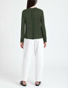 【送料無料】 ヴァレンティノ レディース シャツ トップス Silk top Dark green