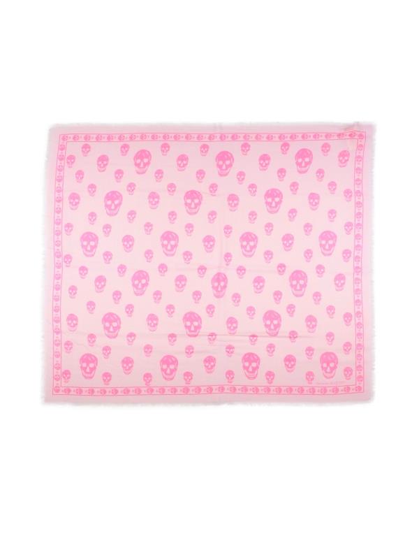 【送料無料】 アレキサンダー・マックイーン レディース マフラー・ストール・スカーフ アクセサリー Scarves and foulards Pink