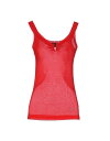 【送料無料】 ディースクエアード レディース タンクトップ トップス Tank top Red