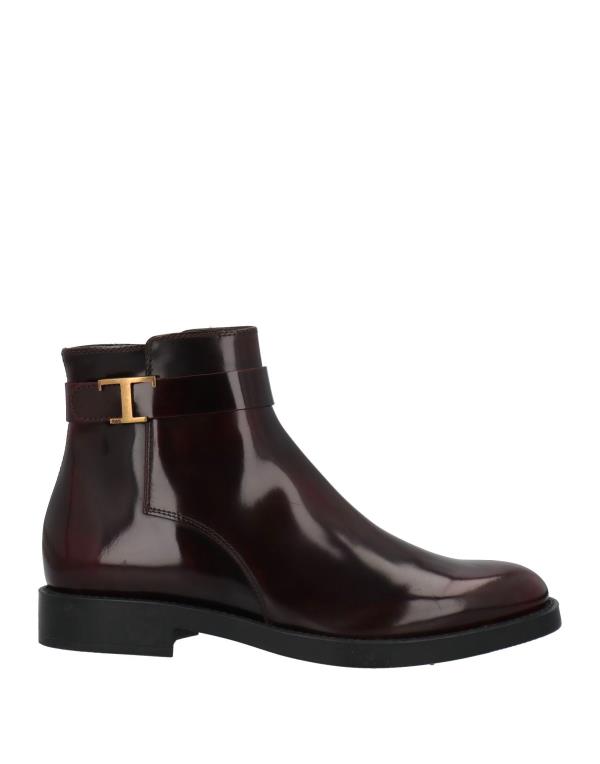 トッズ ブーツ レディース 【送料無料】 トッズ レディース ブーツ・レインブーツ ブーティ シューズ Ankle boot Burgundy