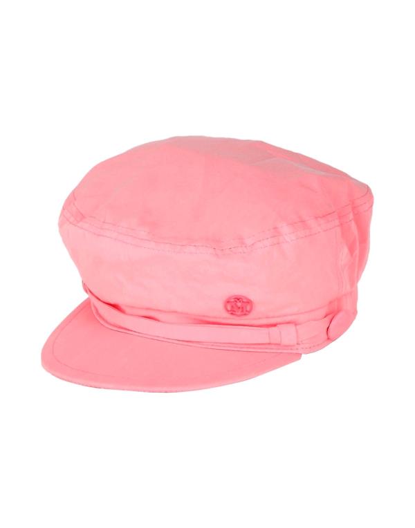 【送料無料】 メゾンミッシェル レディース 帽子 アクセサリー Hat Salmon pink