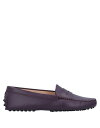 【送料無料】 トッズ レディース スリッポン・ローファー シューズ Loafers Deep purple