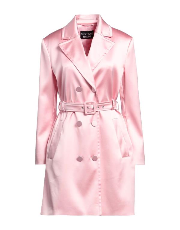 【送料無料】 ブティックモスキーノ レディース コート アウター Double breasted pea coat Pink