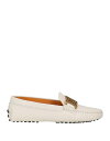 【送料無料】 トッズ レディース スリッポン・ローファー シューズ Loafers Off white