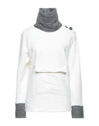 【送料無料】 ジジル レディース パーカー・スウェット アウター Sweatshirt White