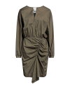 yz GCgEs[G fB[X s[X gbvX Short dress Khaki