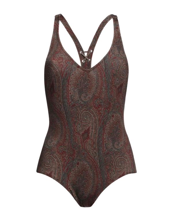 【送料無料】 エトロ レディース 上下セット 水着 One-piece swimsuits Brown