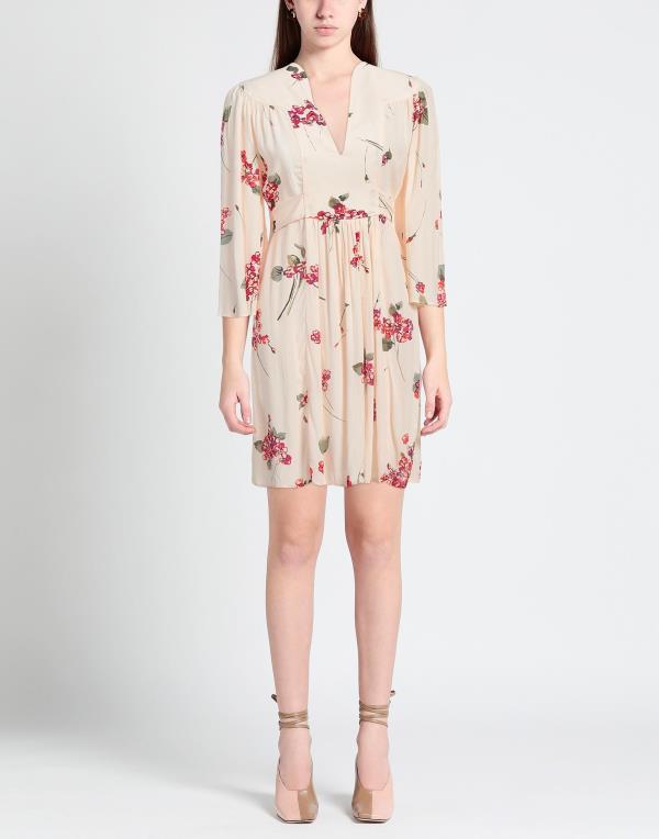 【送料無料】 ツインセット レディース ワンピース トップス Short dress Beige