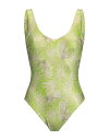 yz tBWR fB[X ㉺Zbg  One-piece swimsuits Acid green