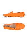 【送料無料】 トッズ レディース スリッポン・ローファー シューズ Loafers Orange