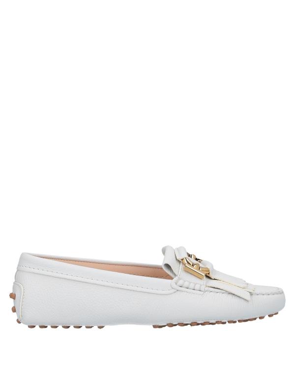 トッズ ローファー レディース 【送料無料】 トッズ レディース スリッポン・ローファー シューズ Loafers White