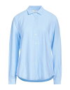  フェデーリ レディース シャツ トップス Solid color shirts & blouses Light blue