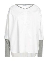 【送料無料】 グランサッソ レディース シャツ トップス Top White