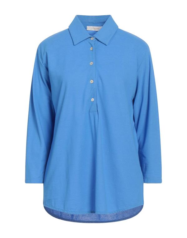 【送料無料】 スローウエア レディース ポロシャツ トップス Polo shirt Light blue