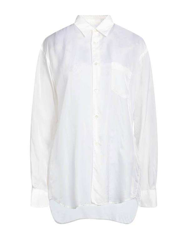 【送料無料】 コム・デ・ギャルソン レディース シャツ トップス Solid color shirts & blouses White