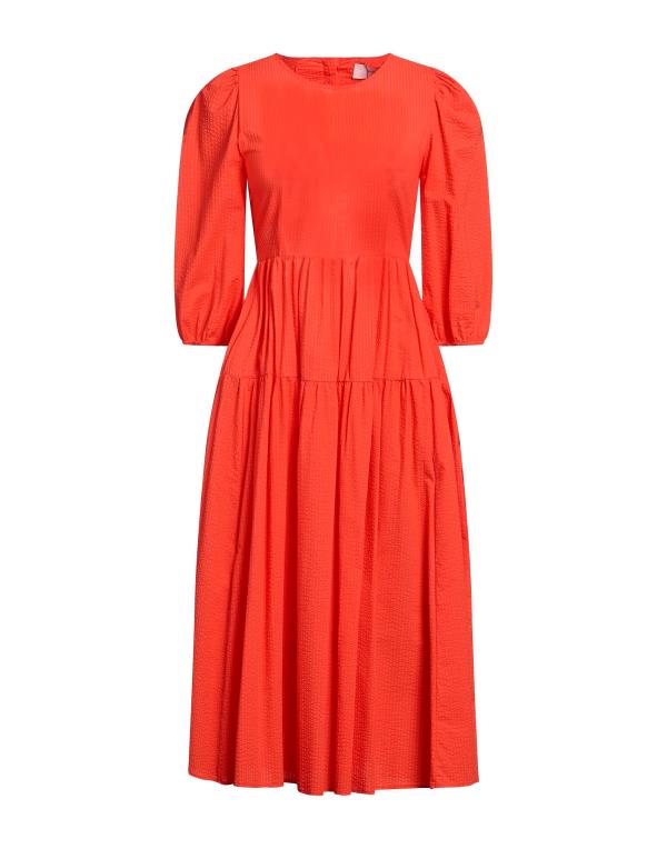 【送料無料】 ビートライス レディース ワンピース トップス Midi dress Orange