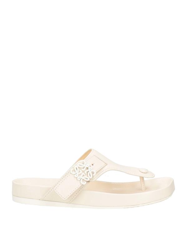 【送料無料】 ロエベ レディース サンダル シューズ Flip flops Off white