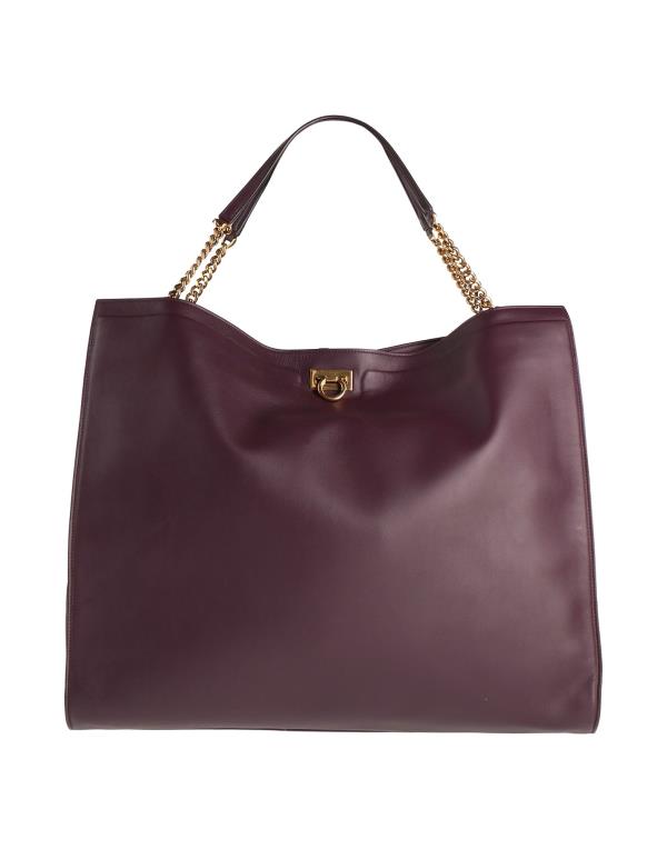 【送料無料】 フェラガモ レディース ハンドバッグ バッグ Handbag Dark purple