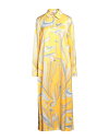 【送料無料】 エミリオ・プッチ レディース ワンピース トップス Midi dress Yellow