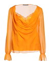 【送料無料】 アルベルタ フェレッティ レディース シャツ トップス Silk top Orange