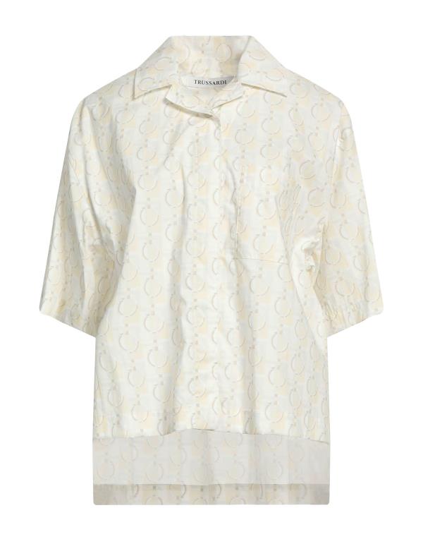 【送料無料】 トラサルディ レディース シャツ トップス Patterned shirts & blouses White