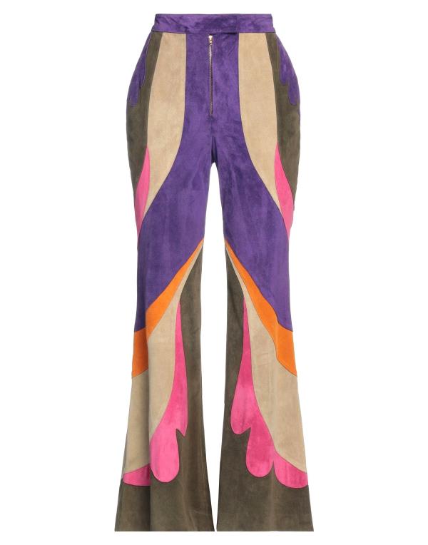 ̵ ٥륿 եåƥ ǥ 奢ѥ ܥȥॹ Casual pants Purple