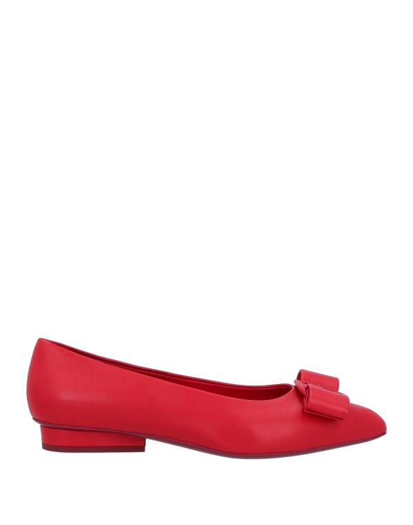 サルヴァトーレフェラガモ 【送料無料】 フェラガモ レディース ベルト アクセサリー Ballet flats Red