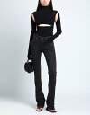 【送料無料】 バレンシアガ レディース デニムパンツ ジーンズ ボトムス Denim pants Black