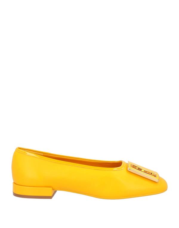 サルヴァトーレフェラガモ 【送料無料】 フェラガモ レディース ベルト アクセサリー Ballet flats Yellow